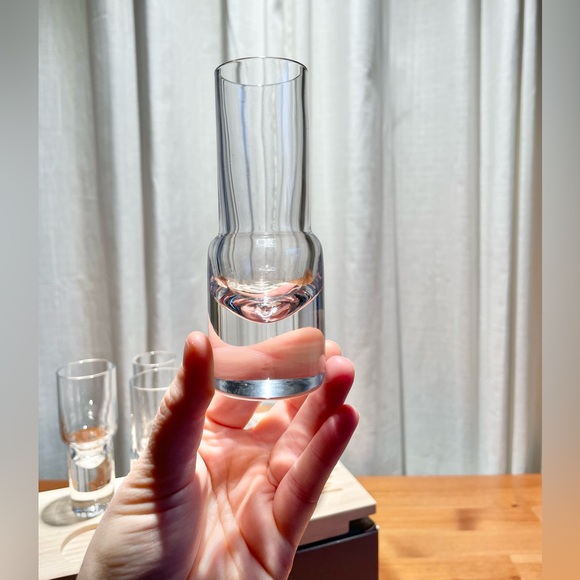 LSA International Vodka Serving Set Service for 4 2 oz Shot Glasses Board Poland - Picture 15 of 16